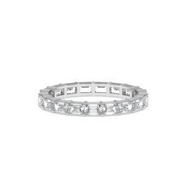 2 ctw Emerald Labgrown Diamond Eternity Band