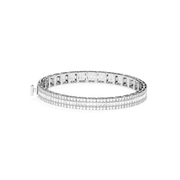 10 ctw Baguette-Round Labgrown Diamond Tennis Bracelet