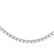 20 ctw Round Labgrown Diamond Straight Line Tennis Necklace