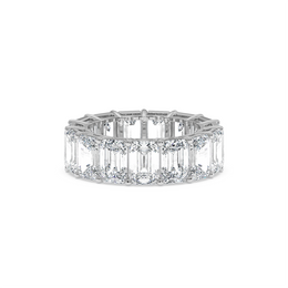 3 ctw Emerald Labgrown Diamond Eternity Band