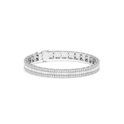 10 ctw Baguette-Round Labgrown Diamond Tennis Bracelet