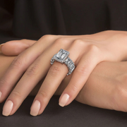 2 ctw Radiant-Emerald Labgrown Diamond Ring