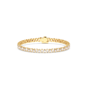 7 ctw Pear Labgrown Diamond Bezel Tennis Bracelet