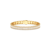 7 ctw Emerald-Round Labgrown Diamond Tennis Bracelet