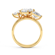 OVAL TRIANGULAR RING