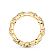 3 ctw Emerald-Round Labgrown Diamond Eternity Band