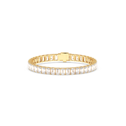Solitaire Emerald Labgrown Diamond Tennis Bracelet