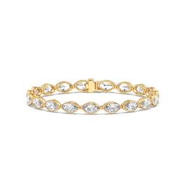 50PTS EACH MARQUISE BEZEL TENNIS BRACELET