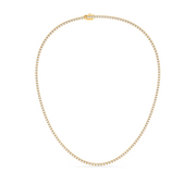 7 ctw Round Labgrown Diamond Straight Line Tennis Necklace