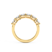 2.5CTW HALF ROUND ETERNITY BAND