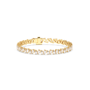10 ctw Pear Labgrown Diamond Tennis Bracelet