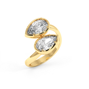 DUEL PEAR RING