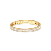 10 ctw Emerald-Round Labgrown Diamond Tennis Bracelet