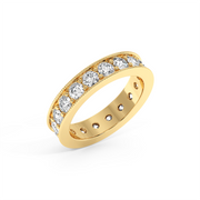 10CTW EACH ROUND ETERNITY BAND