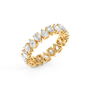 3CTW PEAR ETERNITY BAND