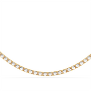 7 ctw Round Labgrown Diamond Straight Line Tennis Necklace
