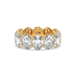 1CT EACH OVAL ETERNITY BAND
