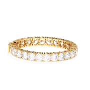 Solitaire Round Labgrown Diamond Tennis Bracelet
