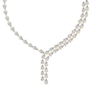 Dewdrop Labgrown Pear Diamond Necklace