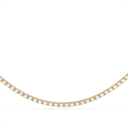 5CTW ROUND STRAIGHT LINE TENNIS NECKLACE