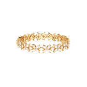 MARQUISE-ROUND FLOWER BRACELET