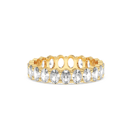 3CTW OVAL ETERNITY BAND