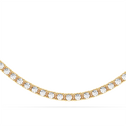20 ctw Round Labgrown Diamond Straight Line Tennis Necklace