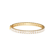50 Pointers Emerald Labgrown Diamond Tennis Bracelet