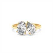 OVAL-PEAR RING