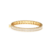 7 ctw Emerald-Round Labgrown Diamond Tennis Bracelet