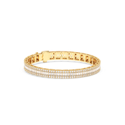 10 ctw Emerald-Round Labgrown Diamond Tennis Bracelet