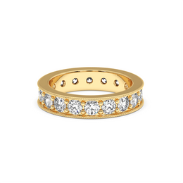 10CTW EACH ROUND ETERNITY BAND