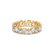 3CTW PEAR ETERNITY BAND